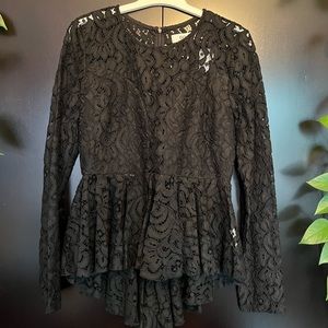 Black Lace Top